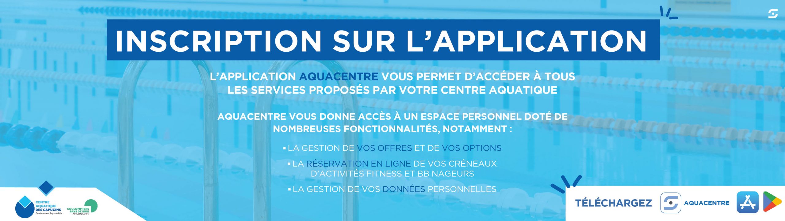INSCRIPTION SUR L'APPLICATION
